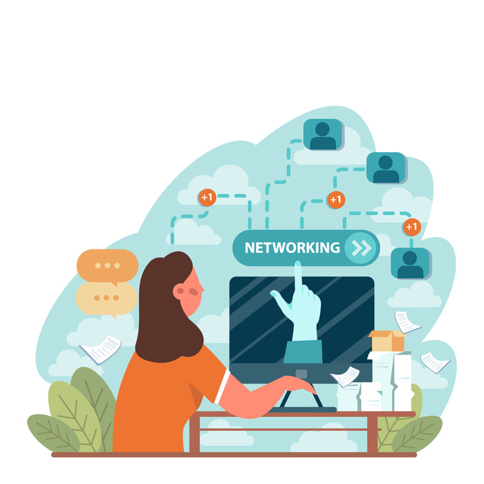 Networking concept set